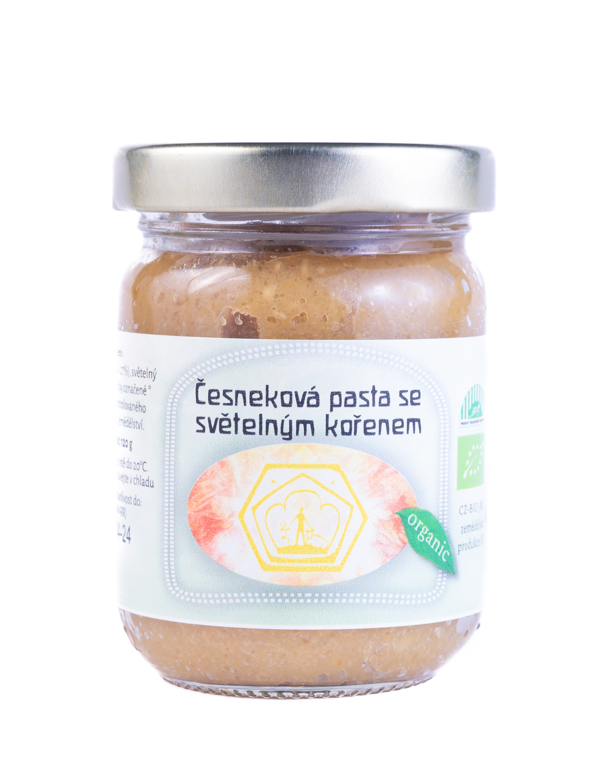Pasta česneková se světleným kořenem